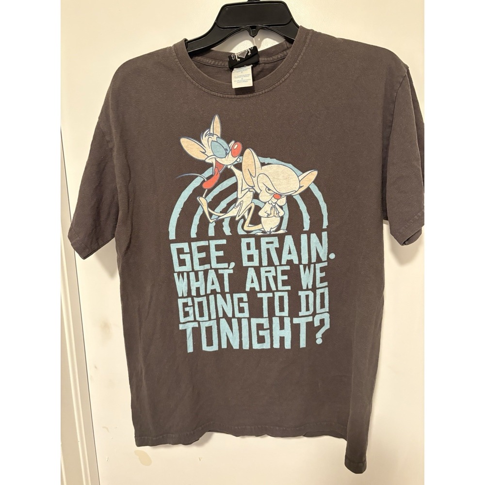 Vintage Y2K Pinky And The Brain T-shirt Size M